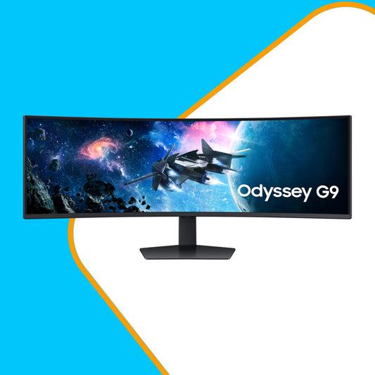 Samsung 34" Odyssey G8 G85SD 4K 240Hz 1ms(GtG) DisplayHDR 1000 Curved Gaming Monitor-LS34DG852SMXUE