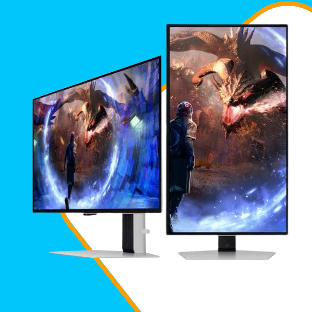 Samsung 27" Odyssey OLED G6 (G60SD) QHD 360Hz 0.03ms FreeSync Premium Pro Gaming Monitor with Sleek Metal Design-LS27DG602SMXUE