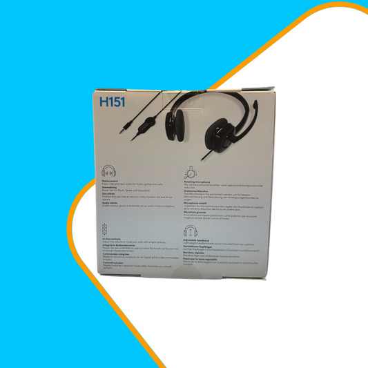 Logitech H151 3.5 mm Stereo Headset with Microphone