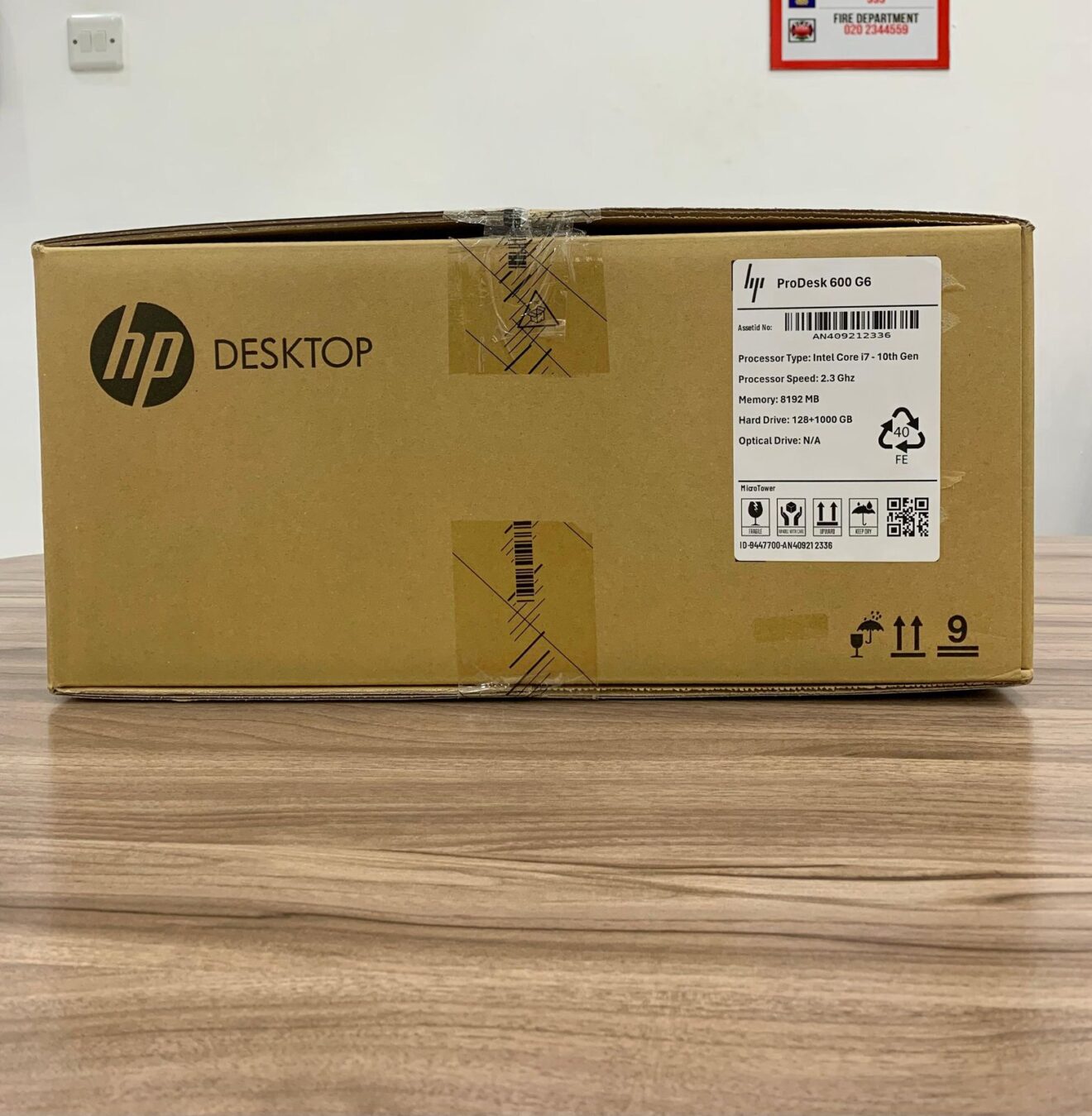 HP Prodesk 600 G6 Ci7 10th Gen 8Gb RAM 128SSD+1TB HDD Storage