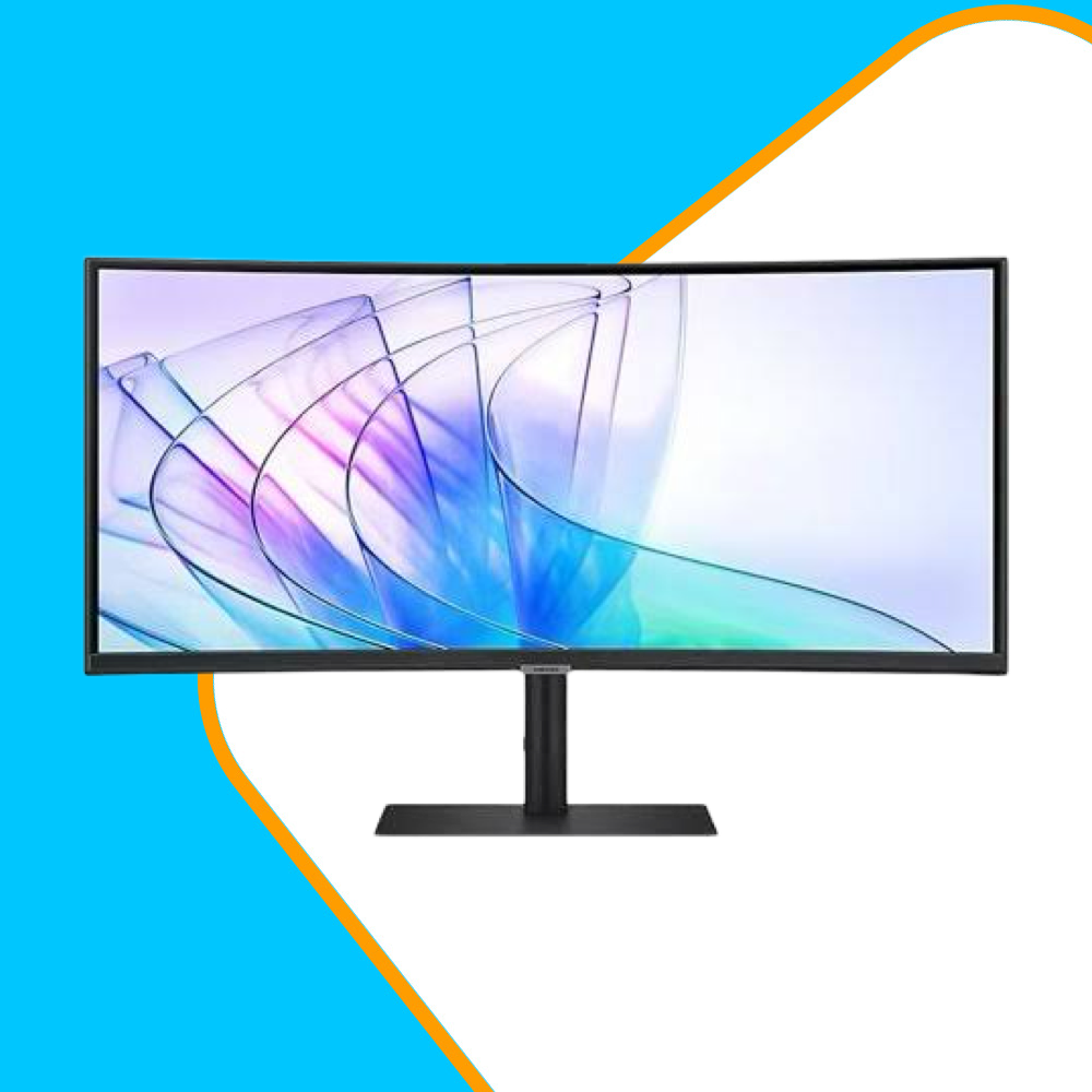 Samsung 34″ ViewFinity S6 1440p Ultra-wide WQHD Curved USB-C Monitor S65VC (LS34C654VAMXUE)