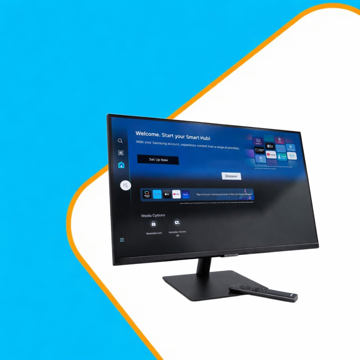Samsung Smart Monitor 27-inch M5 (M50D) FHD (1920x1080p) with HD Speakers