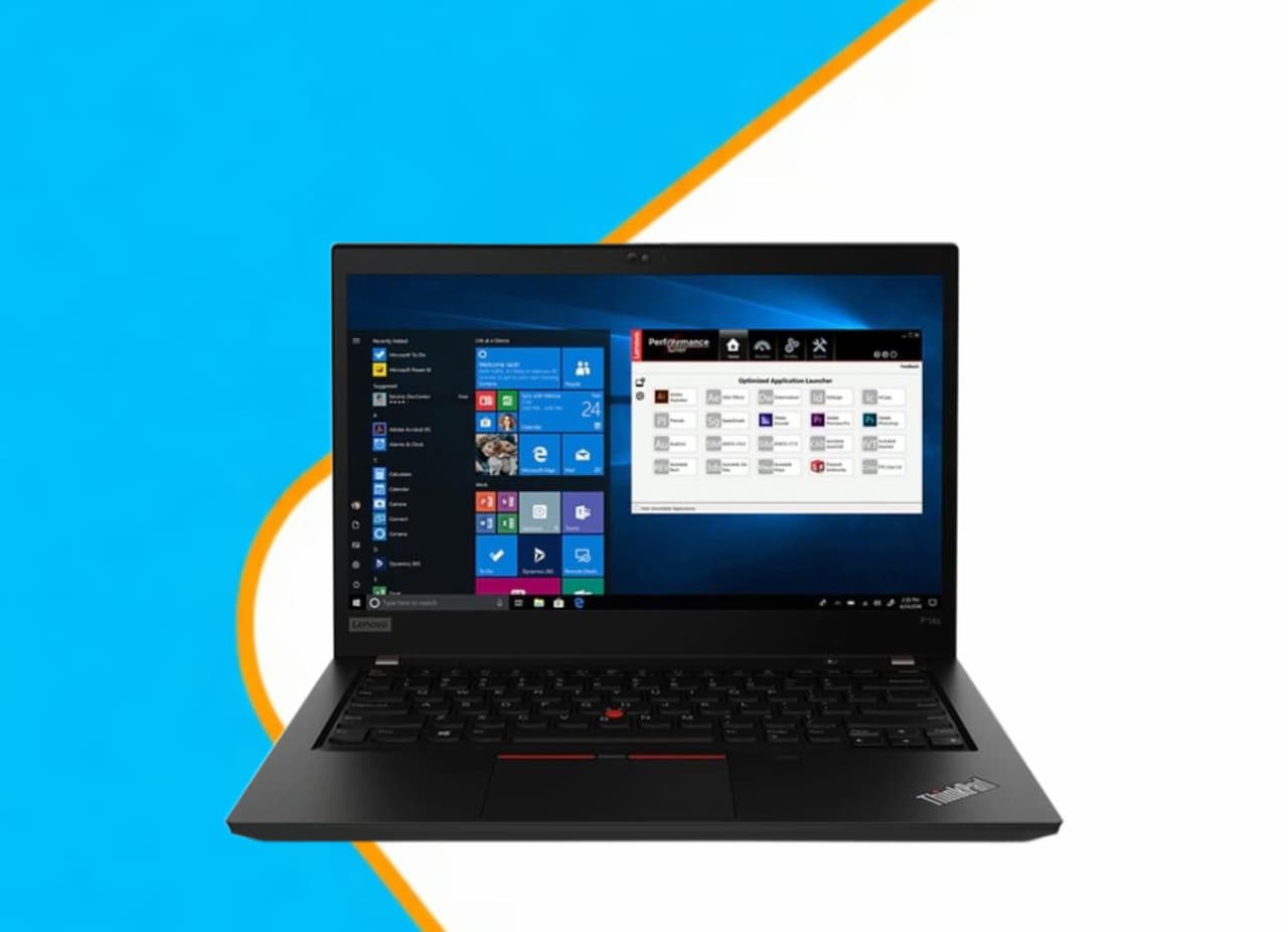 Lenovo Thinkpad P14s Intel Core i7 10th Gen 16GB RAM 256GB SSD 2GB Quadro P520 Graphics, Touchscreen Laptop
