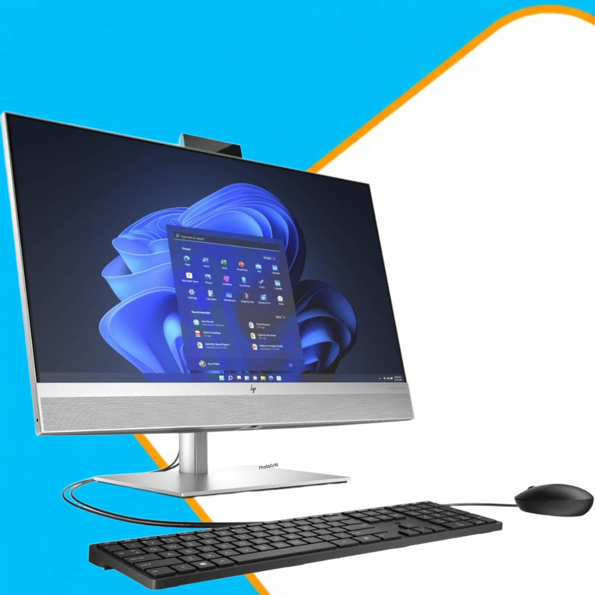 HP 27" EliteOne 870 G9 All-in-One Desktop Computer