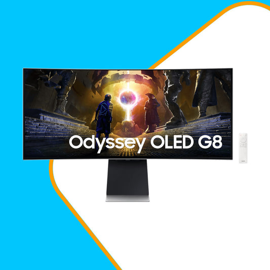 Samsung 34" Odyssey OLED G8 (G85SD) UWQHD 175Hz G-Sync Curved 1800R Gaming Monitor (LS34DG852SMXUE)