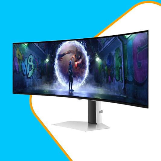 Samsung 49″ Odyssey G9-G932 OLED Dual QHD 240Hz 0.03Ms Gaming Monitor-LS49DG932SMXUE