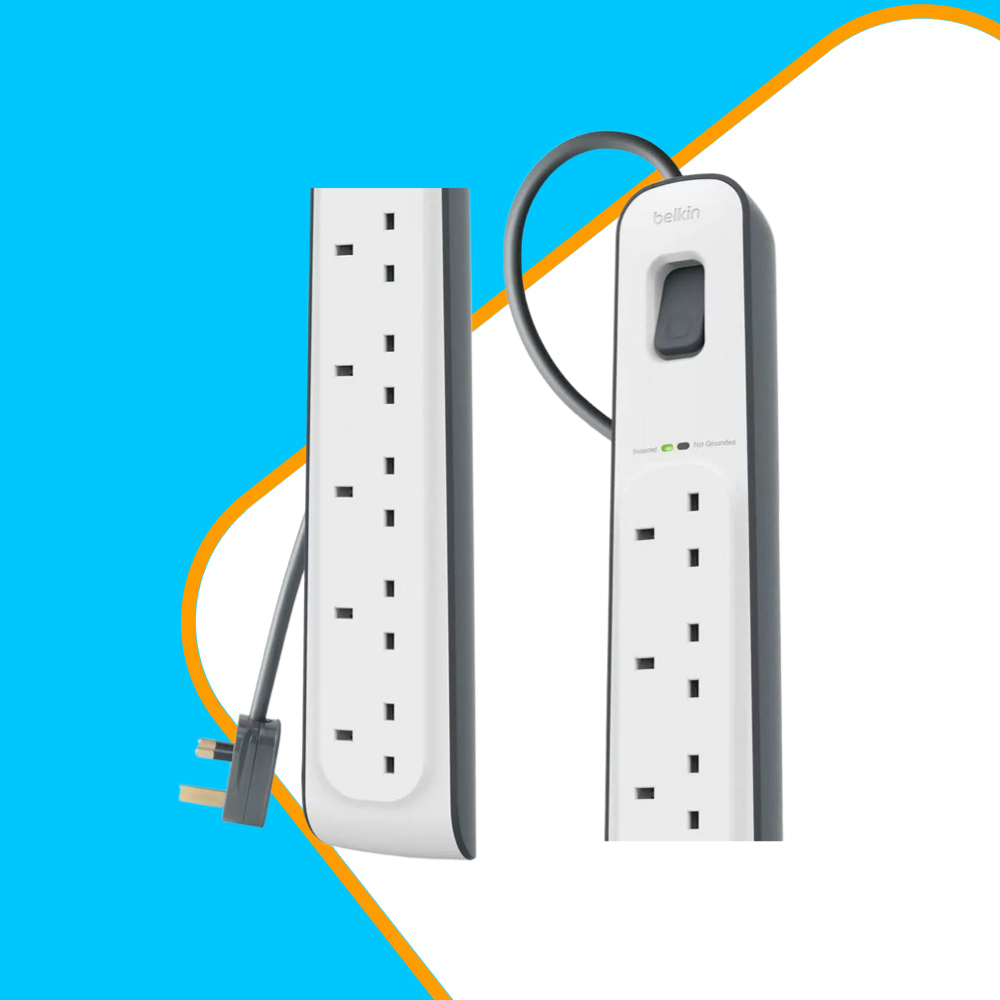 Belkin Surge Master (Surge Protector) 6Way Port Extension