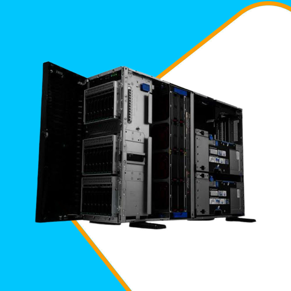 HPE ProLiant ML350 Gen11 4510 12-core 64GB (2 x 32GB) PC5-5600B RDIMM MR408i-o 8SFF 2x960GB SSD 2x1000W RPS Server (P71671-425)