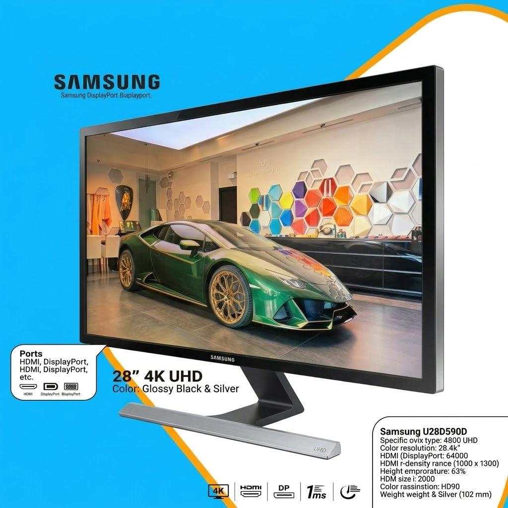 Samsung U28D590D 28-inch 4K UHD (3840 × 2160) Monitor&nbsp;