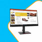 Lenovo ThinkVision P32p-20 32-inch UHD (4K Resolution) Monitor with USB-C Display Port