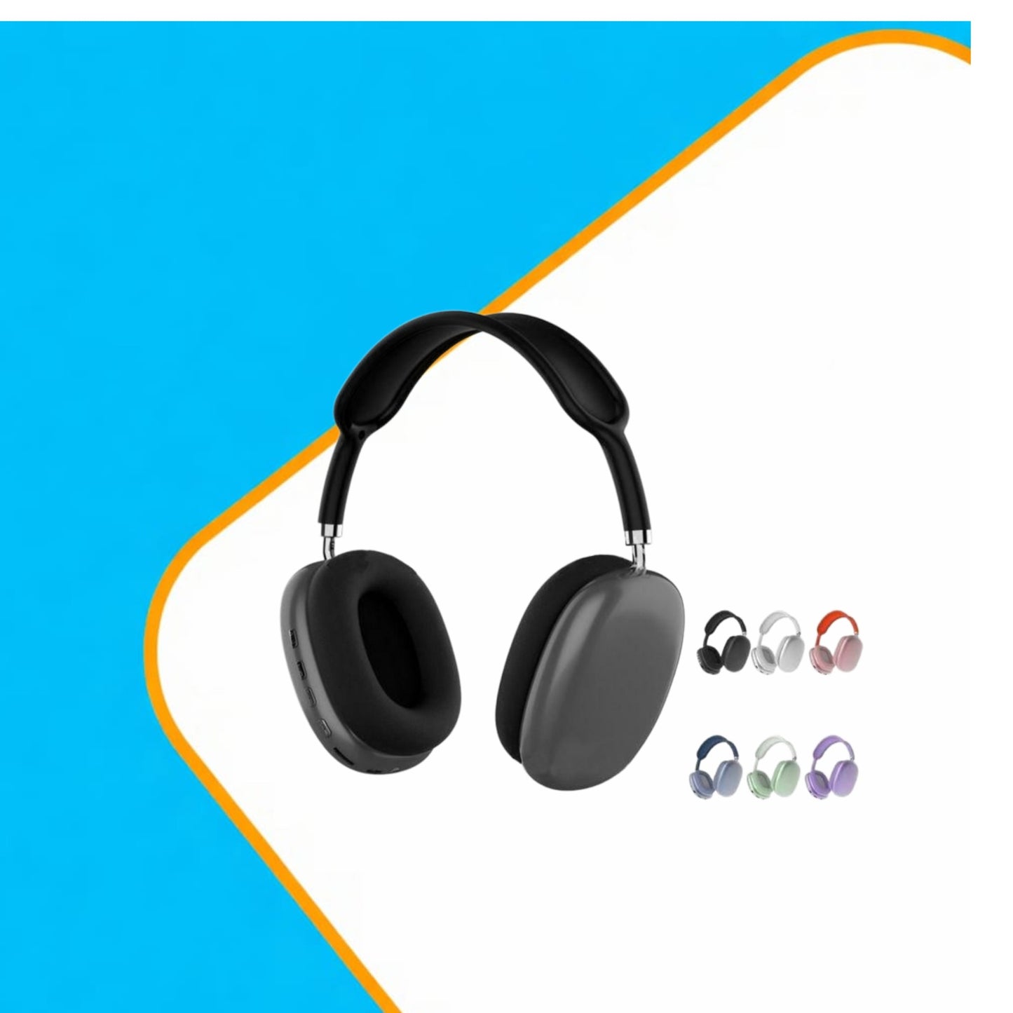 P9 Wireless Bluetooth Headset – Deep Bass, Noise Reduction, Built-in microphone