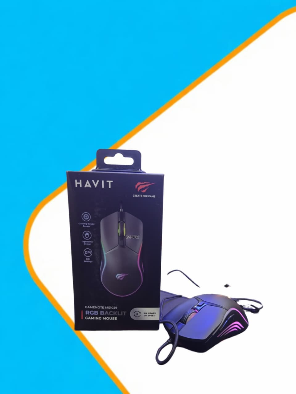 Havit Gamenote MS1029 RGB Backlit Gaming Mouse