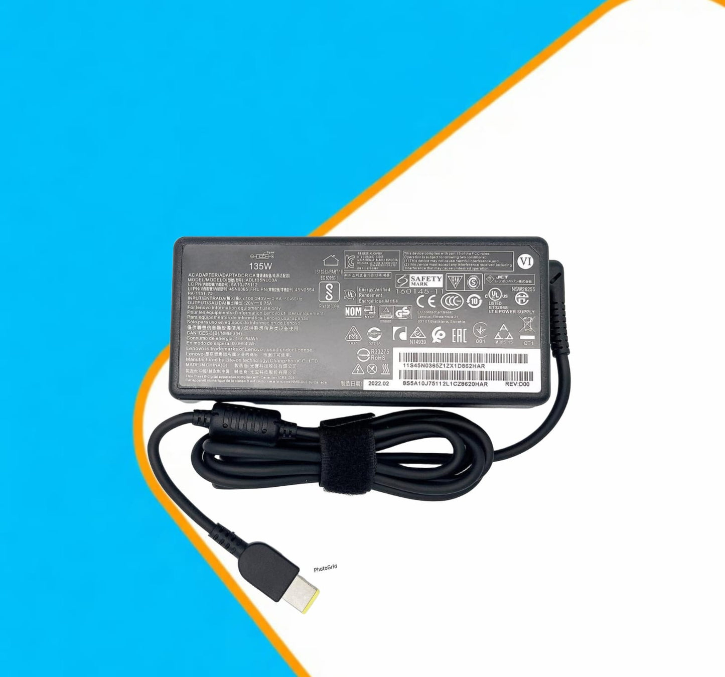Lenovo IdeaPad 20V 6.75A 135W Laptop Charger for Lenovo