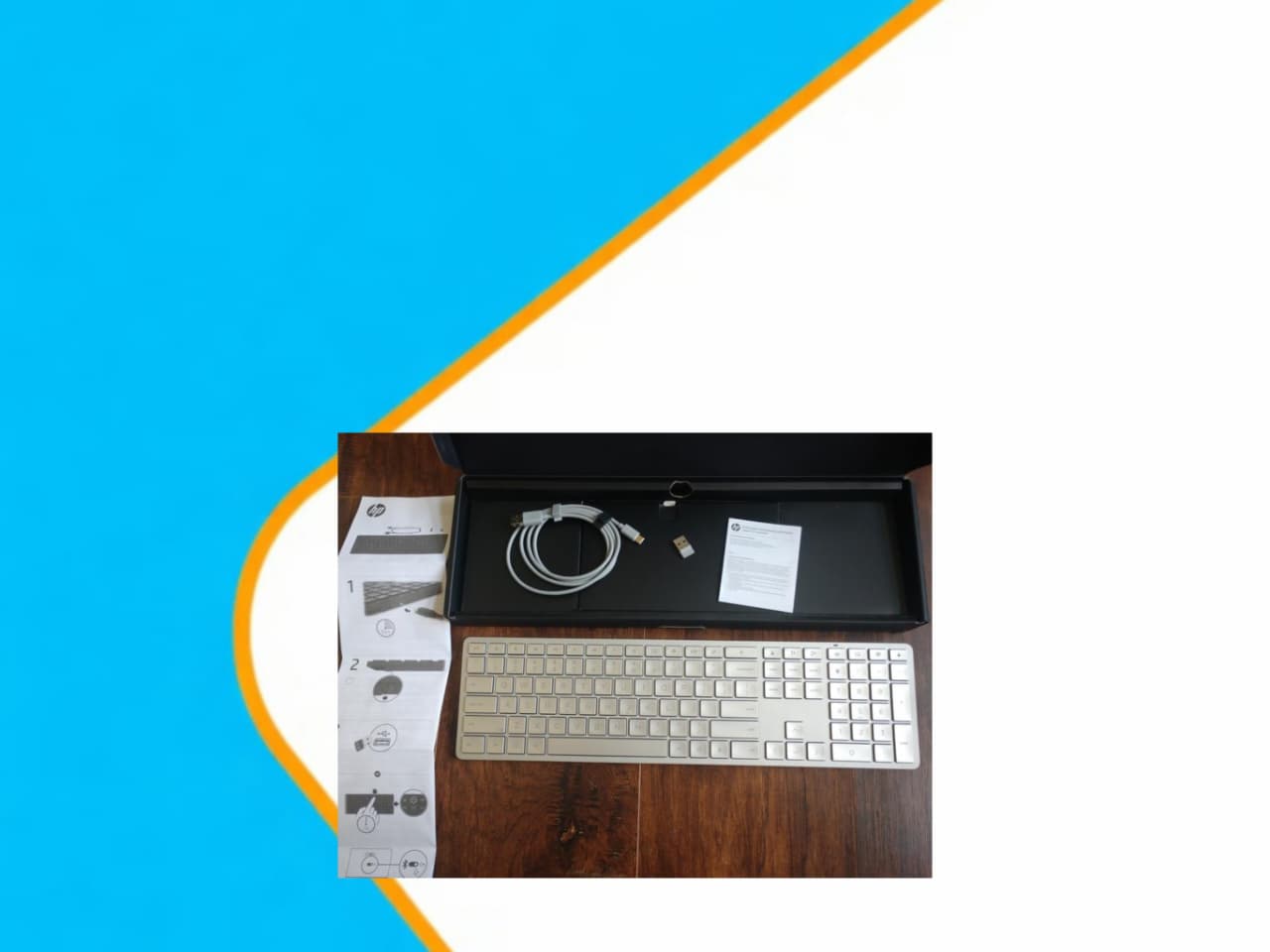 HP 970 Programmable Wireless Bluetooth Backlit Keyboard