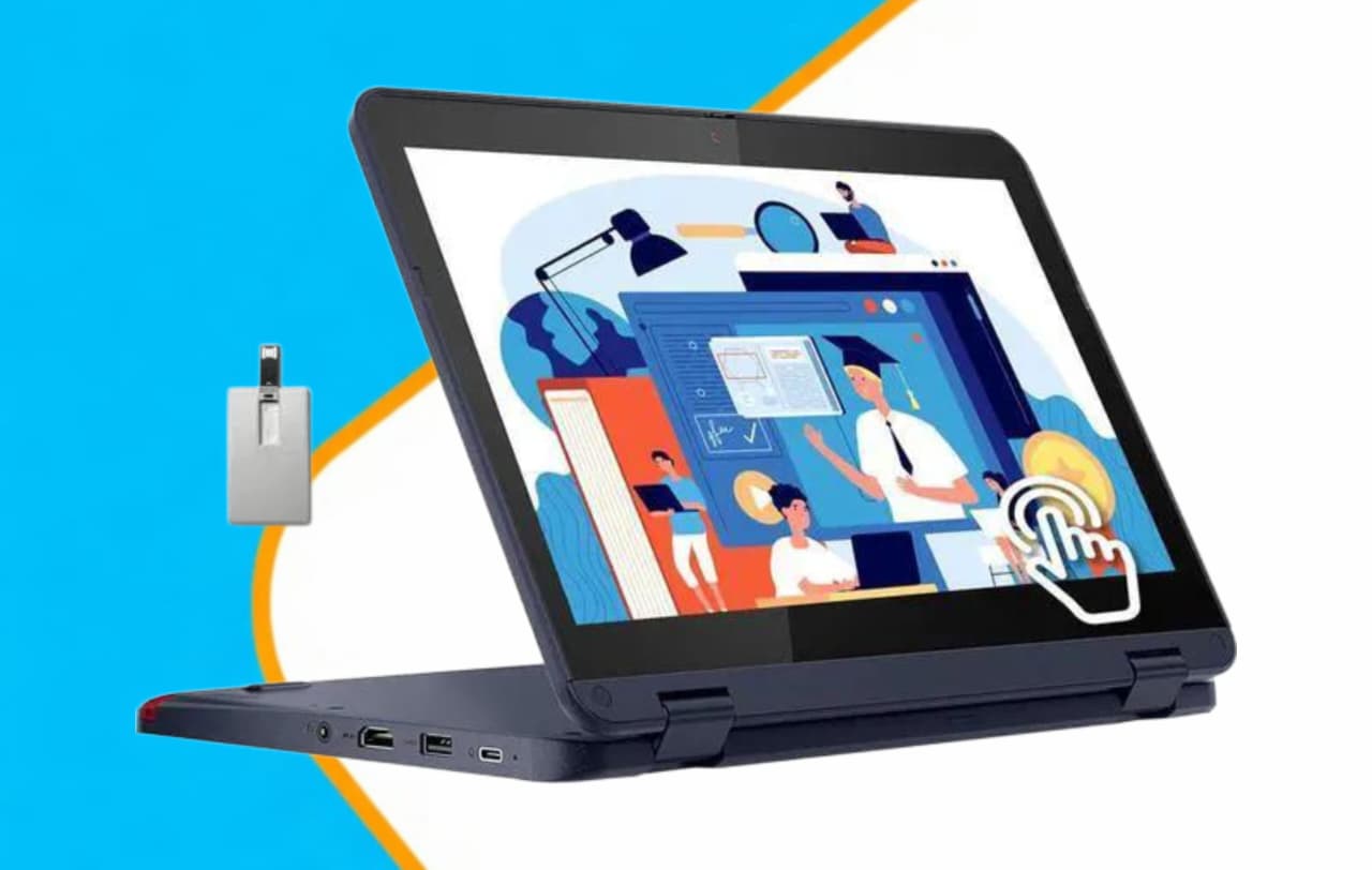 Lenovo 500W 11.6" Touchscreen  Intel pentium N5100, 4GB Ram 128GB SSD