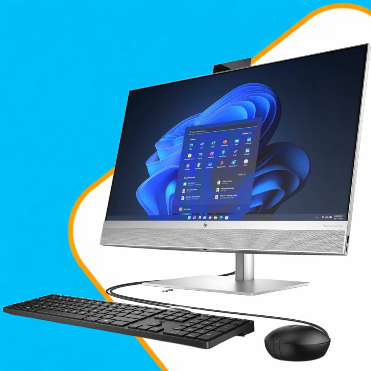 HP 27" EliteOne 870 G9 All-in-One Desktop Computer